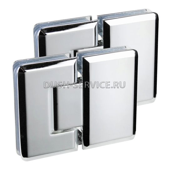 Петля для душевой стекло-стекло 180°